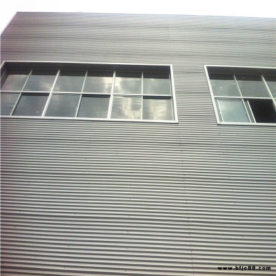 倉庫墻面波紋板 0.8mm鋁鎂錳波紋板 金屬墻面裝飾板
