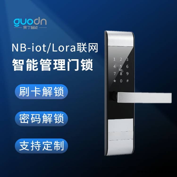 校園民宿公寓智能鎖酒店刷卡密碼鎖 NB藍(lán)牙APP控制LORA通通聯(lián)網(wǎng)鎖GD-030