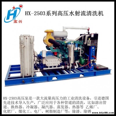 宏興電廠換熱器檢修 換熱器水垢高壓清洗機(jī)2503型