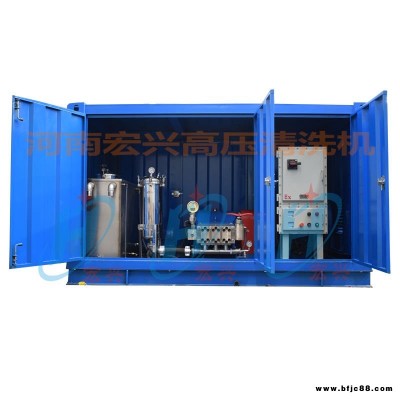 冷凝器管道高壓清洗機(jī) 電動(dòng)換熱器高壓水流清洗機(jī) 河南宏興