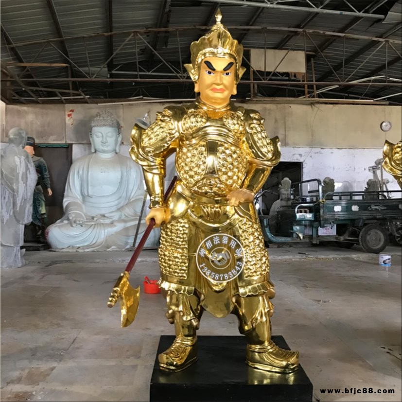樹脂玻璃鋼佛像八大金剛神像 玉皇大帝八大神將護法天將生產定制