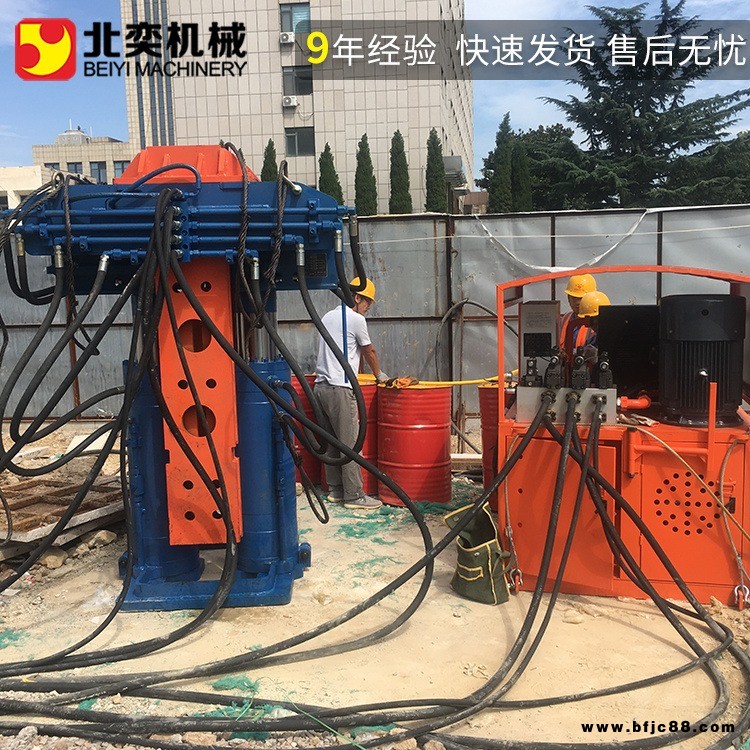 北奕機械 工法樁拔樁機  smw工法拔樁機  型鋼拔樁機械   工字鋼拔樁機  獲行業(yè)客戶好評