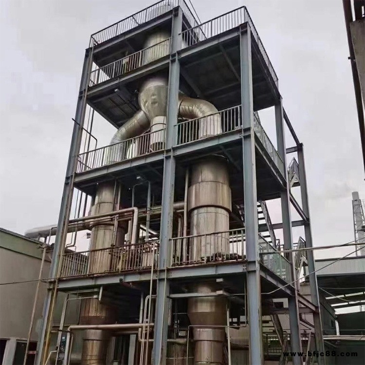 化工降膜二手蒸發器 不銹鋼真空蒸發設備 運轉穩定 浩天