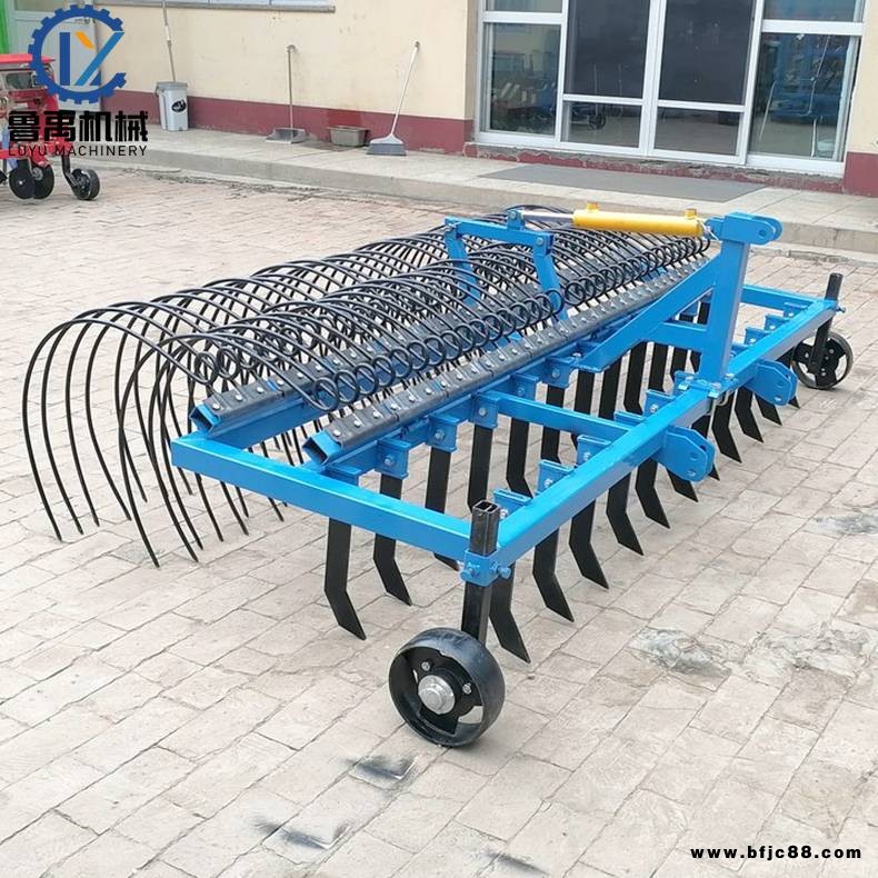 彈齒摟膜機 殘膜摟拾機 廢膜地膜收集機 雜草摟草機