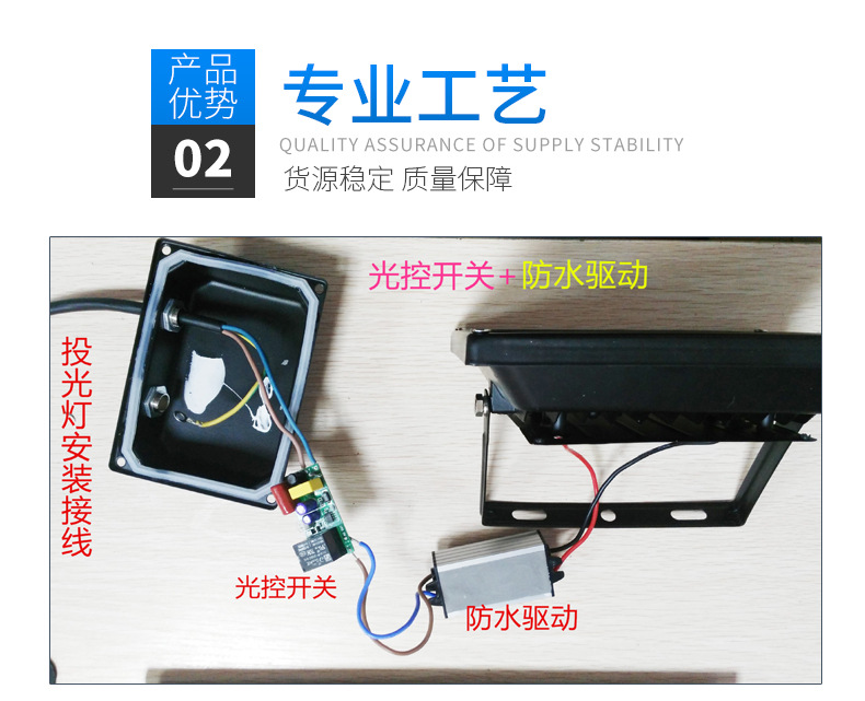 光控投光燈 光控隧道燈專用光控智能開關(guān) AC110V 配光感探頭配件示例圖4