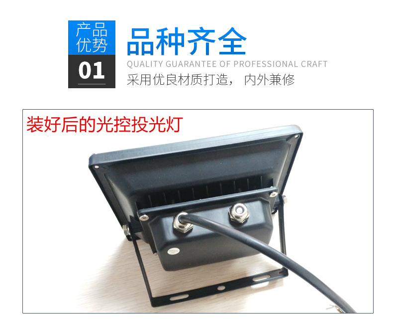 光控投光燈 光控隧道燈專用光控智能開關(guān) AC110V 配光感探頭配件示例圖3