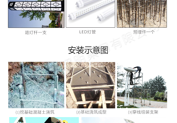 中國紅燈籠路燈 仿古中式庭院燈3米3.5米戶外景觀燈 雙頭景觀燈示例圖9