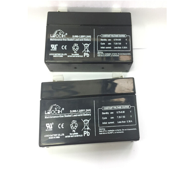 理士蓄電池  DJW6-1.2 6V1.2AH 電子稱 精密儀器蓄電池  應急燈蓄電池示例圖1