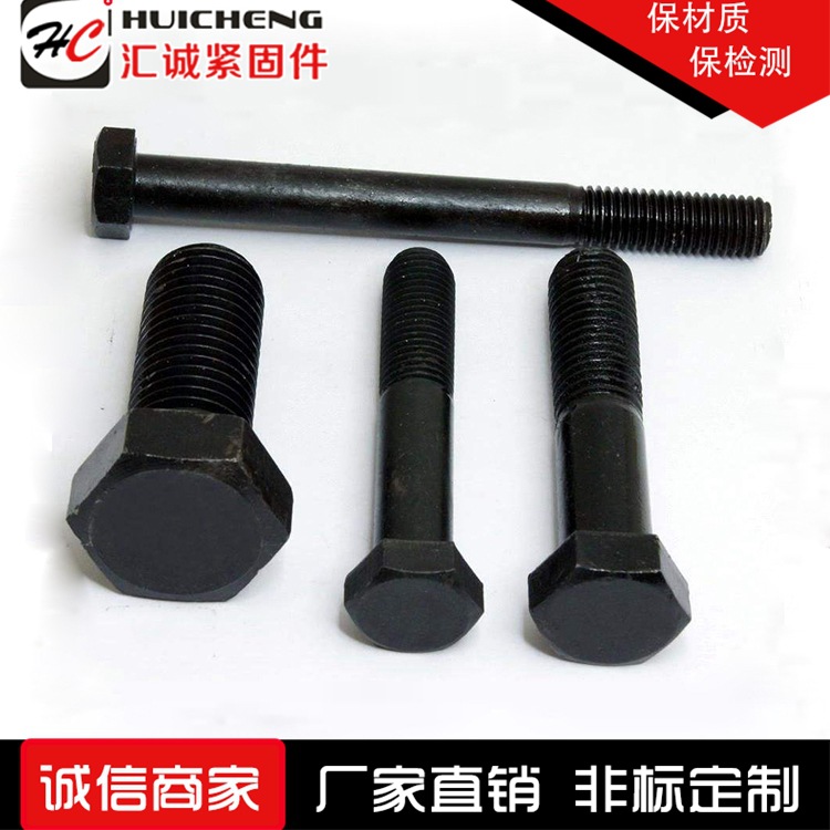 匯誠(chéng)緊固件廠家直銷(xiāo)8.8級(jí)外六角螺栓 高強(qiáng)度螺栓M12 保質(zhì)量保檢測(cè)示例圖5