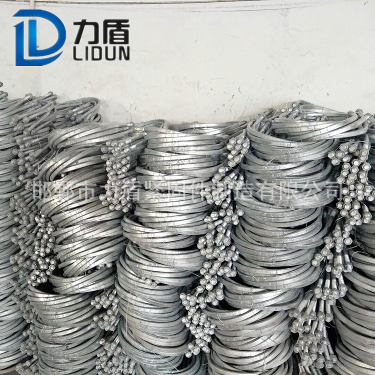 現貨供應 熱鍍鋅U型抱箍 電力扁鐵抱箍 橫擔卡箍管卡 u型螺栓示例圖6