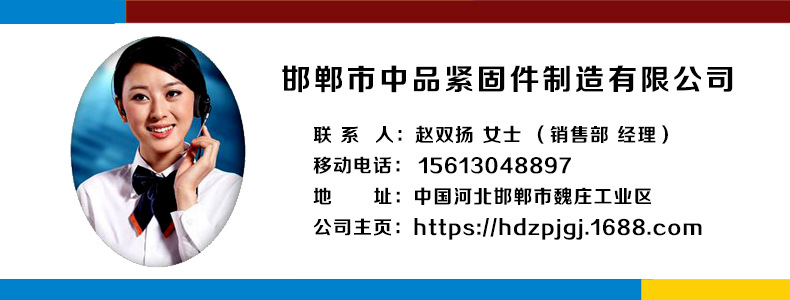 中品緊固件直銷 鍍鋅平墊圈 國標四方平墊gb96 可定制生產(chǎn)示例圖10