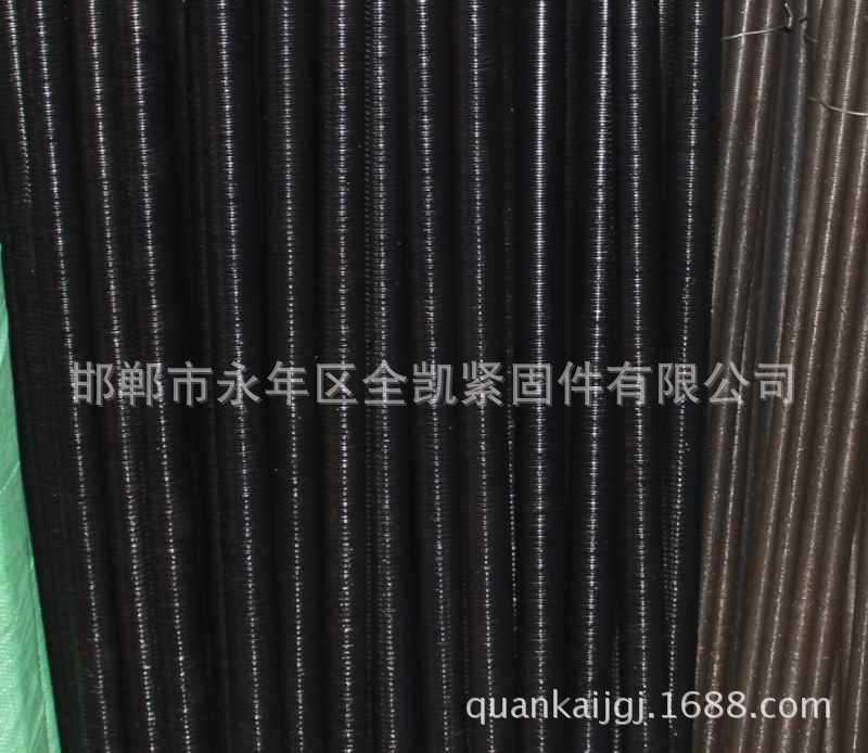 緊固件加工全扣絲梯形絲平鍵標準件批發絲杠鍍鋅彩現貨批發示例圖2