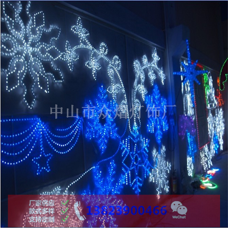 云南紅河縣廣場景觀燈滴膠五角星直銷精品