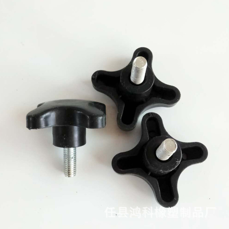 38#四角膠頭手柄螺絲 緊固件塑膠頭手擰螺絲 旋鈕 調節螺栓m6示例圖6