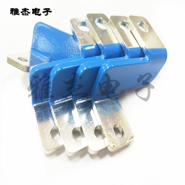 噴塑折彎母排軟連接 新能源電池硬連接件 噴塑涂層鍍鎳銅排示例圖9
