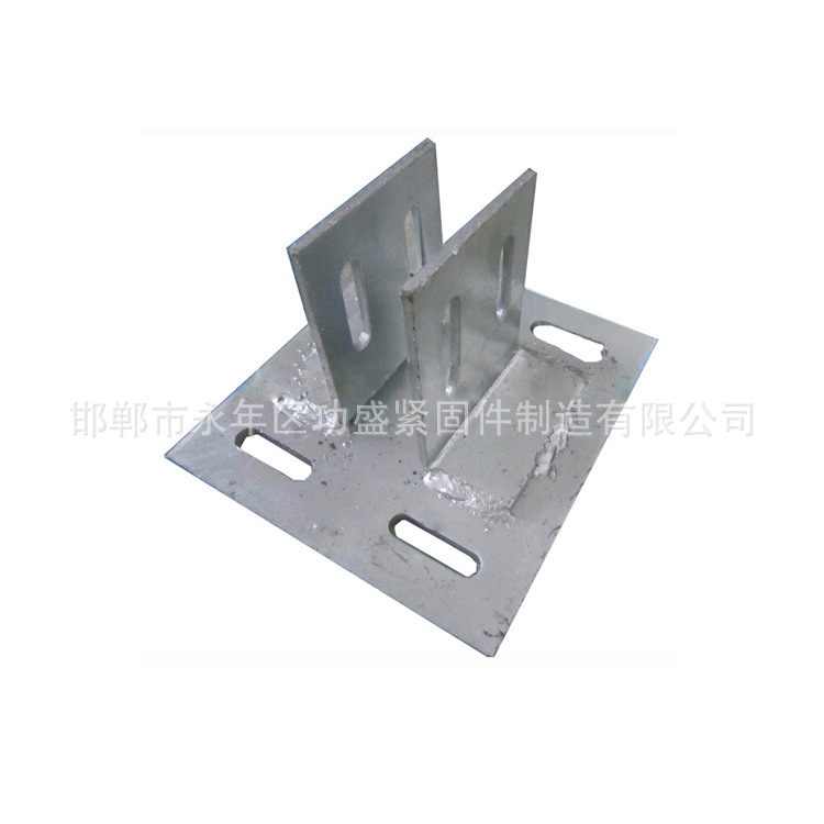 專業(yè)生產(chǎn) 熱鍍鋅連接件 預(yù)埋鋼板  Q235光伏預(yù)埋件幕墻配件示例圖2