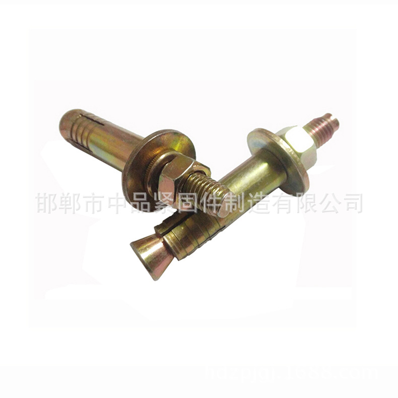電梯拉爆螺絲緊固件廠家現(xiàn)貨直銷(xiāo)國(guó)標(biāo)拉爆 m12碳鋼彩鋅電梯拉爆示例圖6