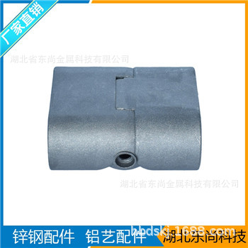鋅鋼護欄配件 樓梯扶手配件 30*60/40*80鑄鋁上下活動連接件示例圖2