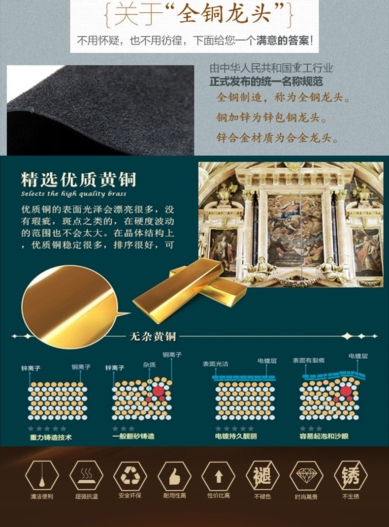 全銅水龍頭 歐式仿古龍紋雕花洗衣機單冷水龍頭全銅加厚陽臺龍頭示例圖3
