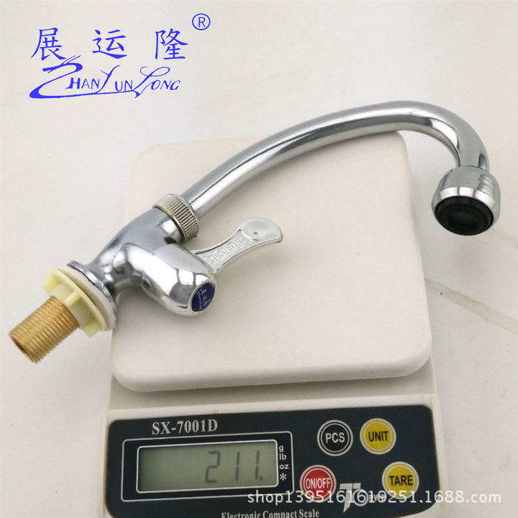 廠家批發 工程款式鐵小立式單冷菜盆水龍頭  展運隆衛浴 水暖潔具示例圖7