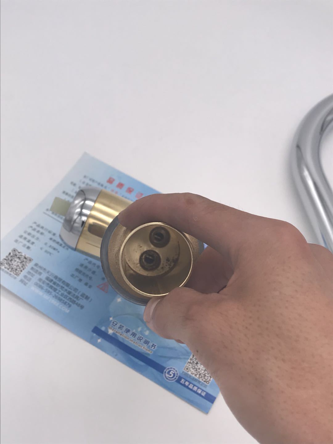 三用冷熱廚房水龍頭 鍍鉻銅紅沖菜盆冷熱混水龍頭 水槽搖擺龍頭示例圖46