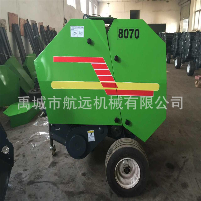 牧草秸稈撿拾機(jī)械打捆機(jī)，圓捆打捆機(jī)定做加工YK8070打捆機(jī)生產(chǎn)示例圖4