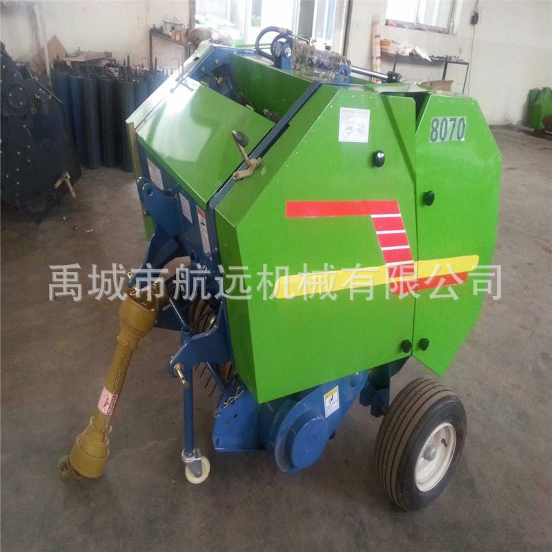 牧草秸稈撿拾機(jī)械打捆機(jī)，圓捆打捆機(jī)定做加工YK8070打捆機(jī)生產(chǎn)示例圖5