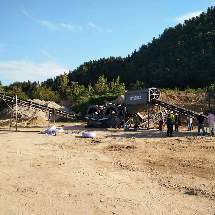 半逆流槽輪式洗沙機 青州輪式洗沙設備 廠家直銷輪式洗沙設備