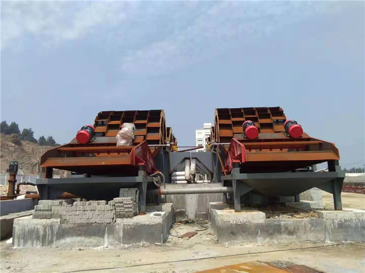濰坊半逆流槽輪式洗沙機(jī) 正規(guī)廠家定制輪式洗沙機(jī) 半逆流槽輪式洗沙機(jī)