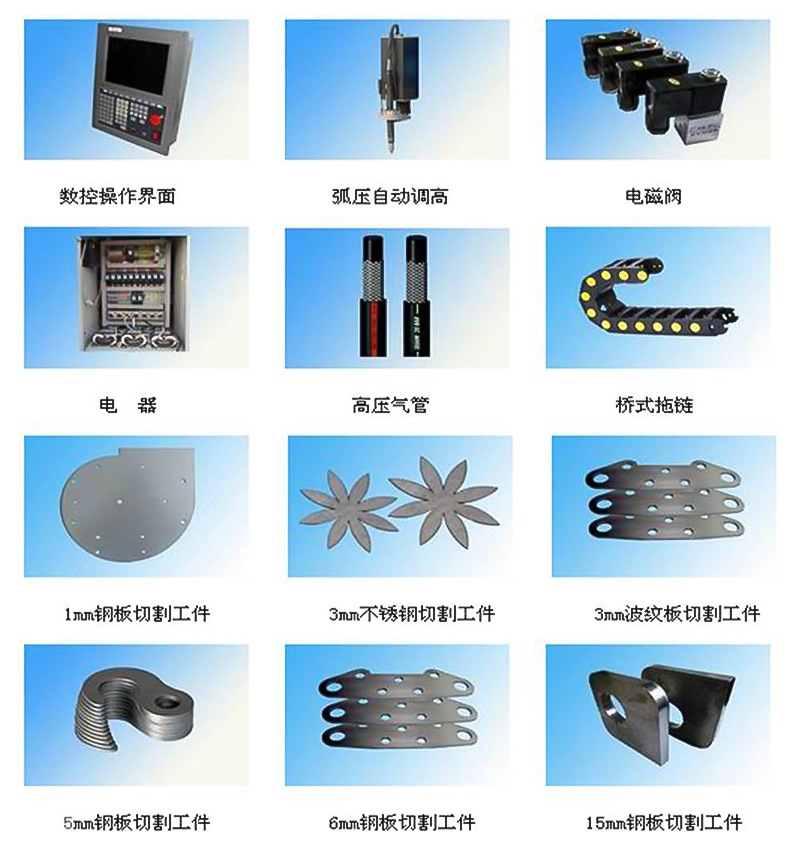 數控火焰直條切割機 多把槍火焰切割機 等離子切割機 龍門切割機示例圖127