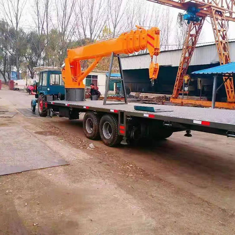 8噸樓板平板吊車 拖拉機(jī)吊電線桿自卸車 翔云 拖拉機(jī)隨車起重機(jī) 三包服務(wù)