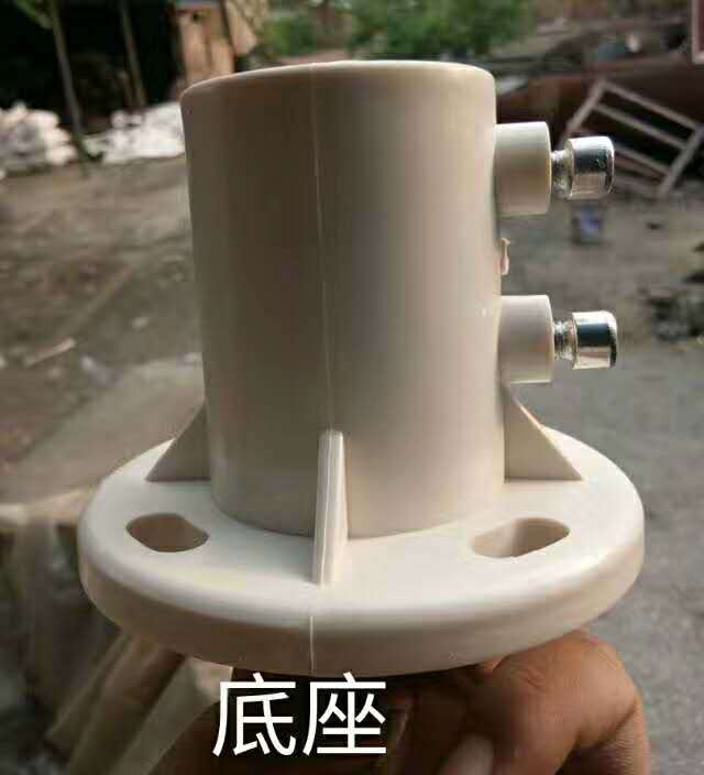 建筑工地樓梯防護(hù)欄連接件 樓梯轉(zhuǎn)角配件 塑料工地樓梯扶手管件示例圖4