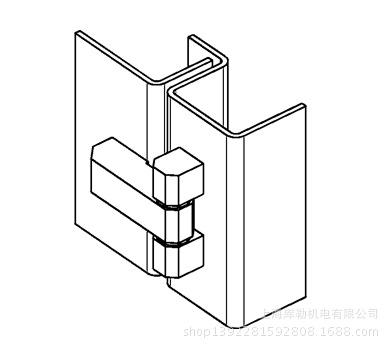 供應德國EMKA（愛姆卡)鉸鏈（1055-U4） 工業鉸鏈示例圖2