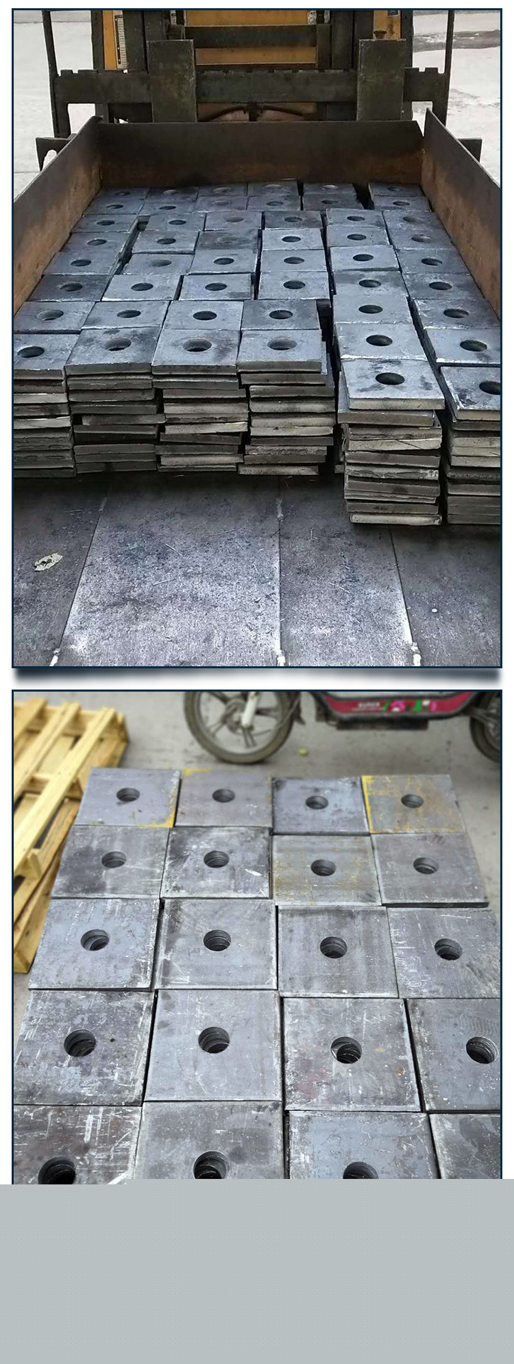 廠家定制切割零售法蘭盤 定位板礦用托盤預(yù)埋件 數(shù)控機床法蘭盤示例圖8
