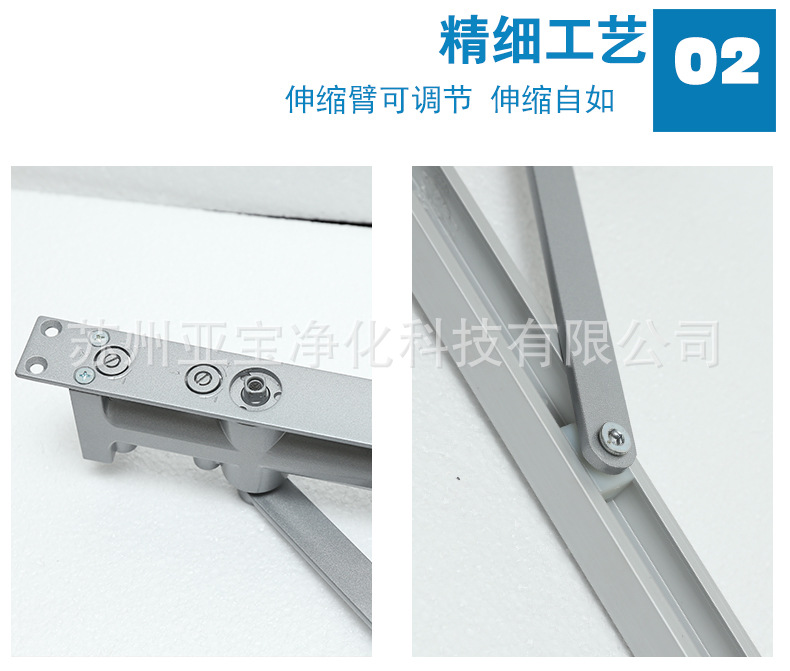 廠家直銷推拉門緩沖自動閉門器抗菌耐腐蝕液壓閉門器鋼質門閉門器示例圖11