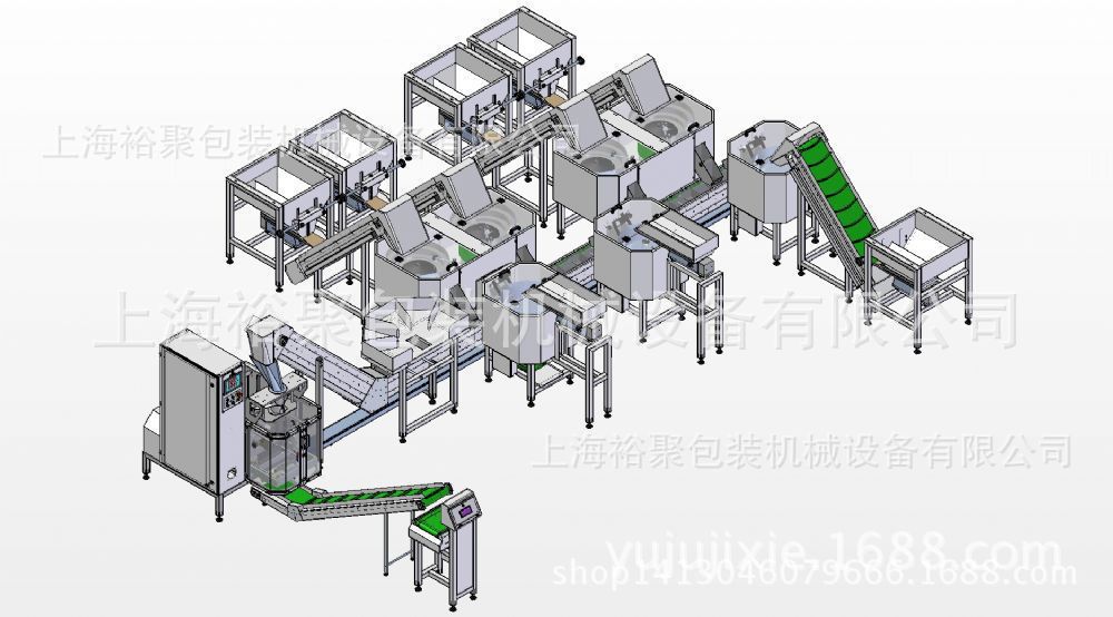 車庫門螺絲緊固件配件全自動混合包裝機【支持60種物料混合包裝】示例圖44