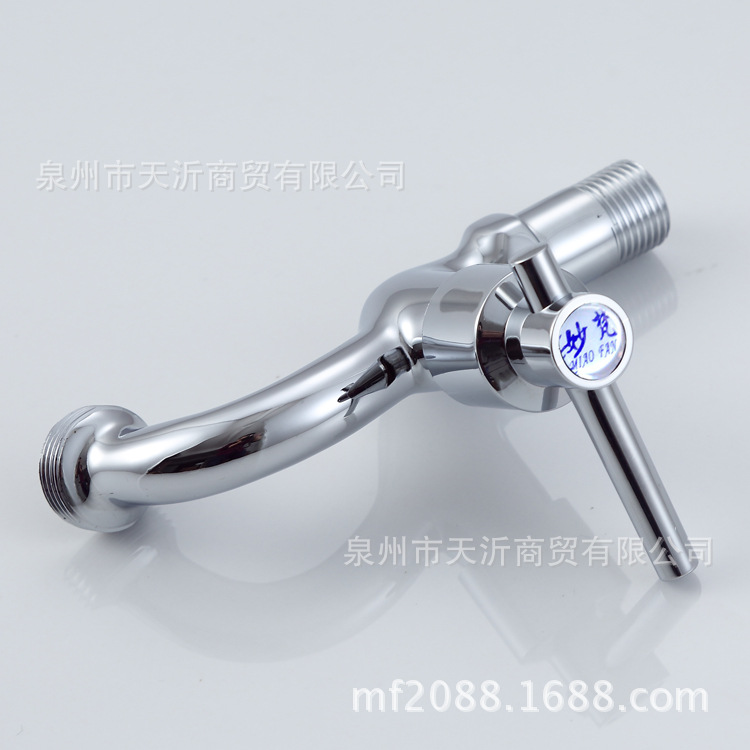 新款六分出水嘴西門子專用一字拔快開洗衣機龍頭A銅鑄造可定制示例圖5