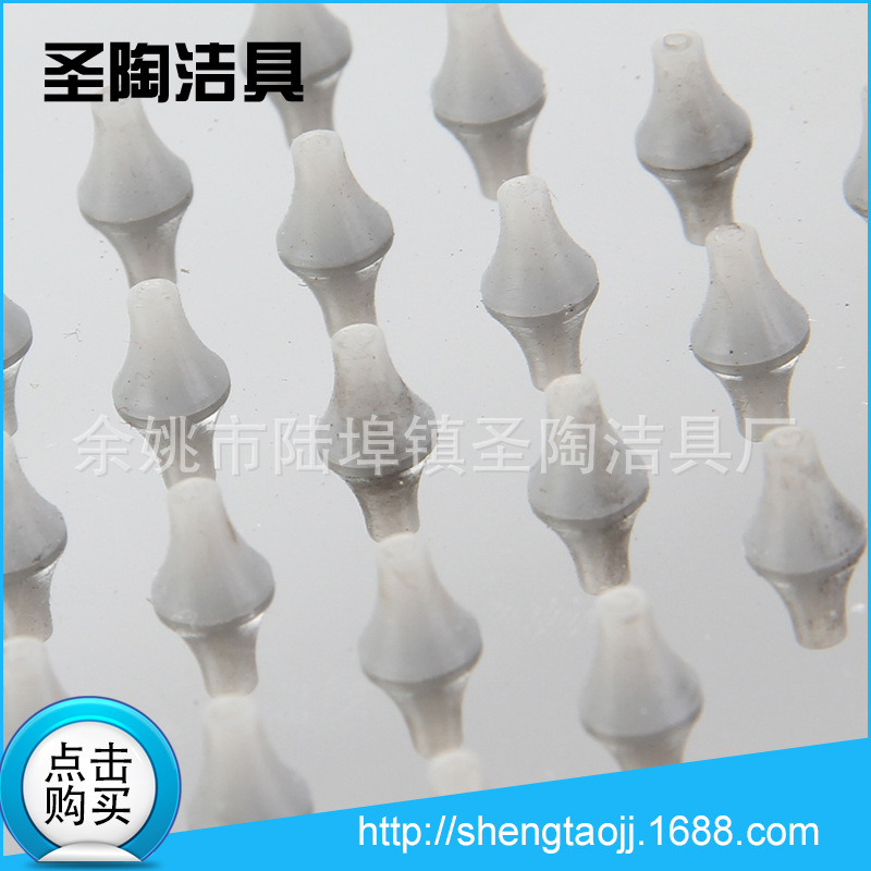 不銹鋼超薄增壓手持噴頭 淋浴套裝淋浴器頂噴手噴 花灑噴頭示例圖6