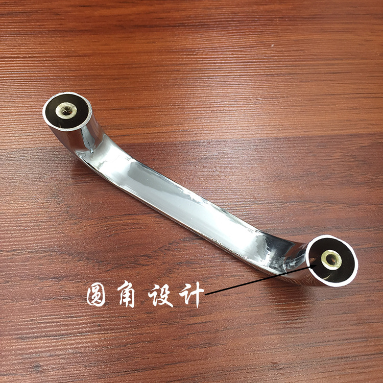 廠家直銷現代簡約假鉆鍍鉻鋅合金拉手家具五金抽屜櫥柜衣柜把手示例圖10
