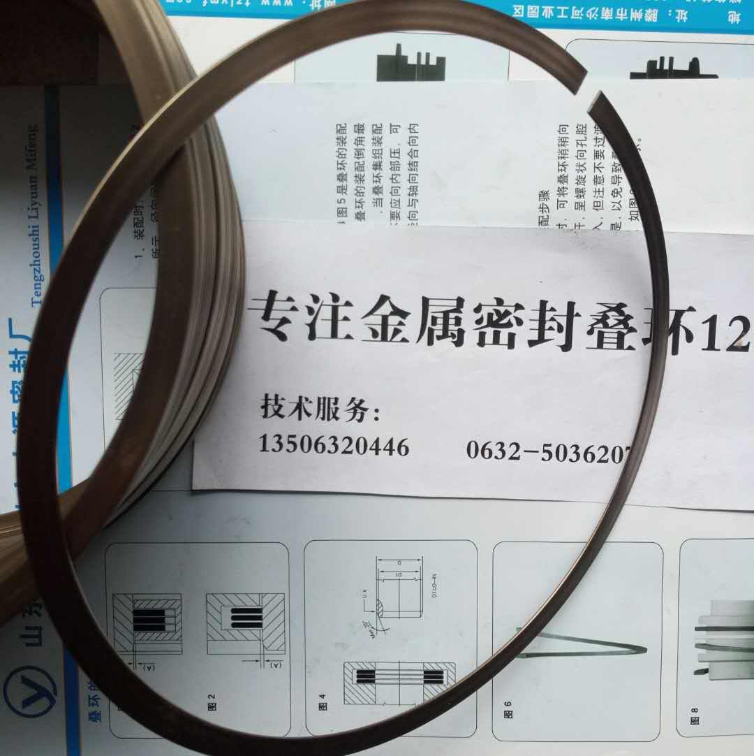 密封疊環 FK3 AS 單片環 疊環 卡圈 金屬漲圈 組合密封件 檔圈示例圖4