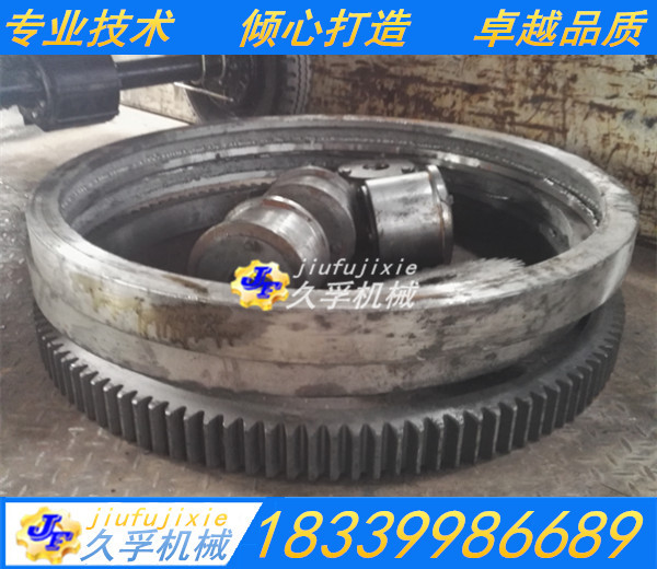 精密加工各種直齒 斜齒 大型蝸桿渦輪 直徑5米立車球磨機大小齒輪示例圖11