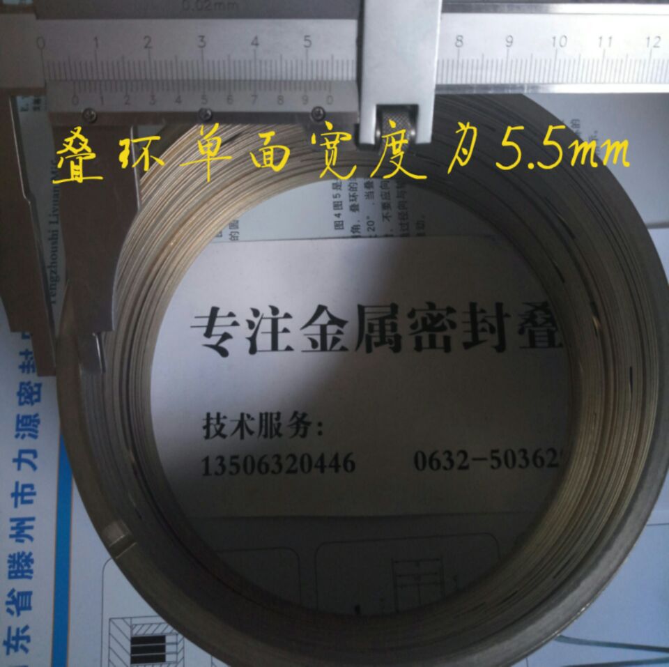 軸承密封環 FEY ISD 軸用140 疊環 不銹鋼密封疊環 扎輥密封件示例圖1