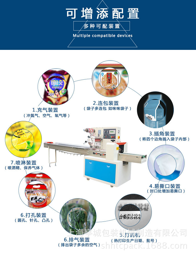 全自動(dòng)五金扳手螺絲刀 電筆包裝機(jī) 枕式全自動(dòng)包裝機(jī)示例圖6