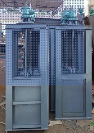 廠家直銷手動螺旋閘門 碳鋼螺旋閘閥 插板閘閥 插板門400<i></i>x400示例圖2