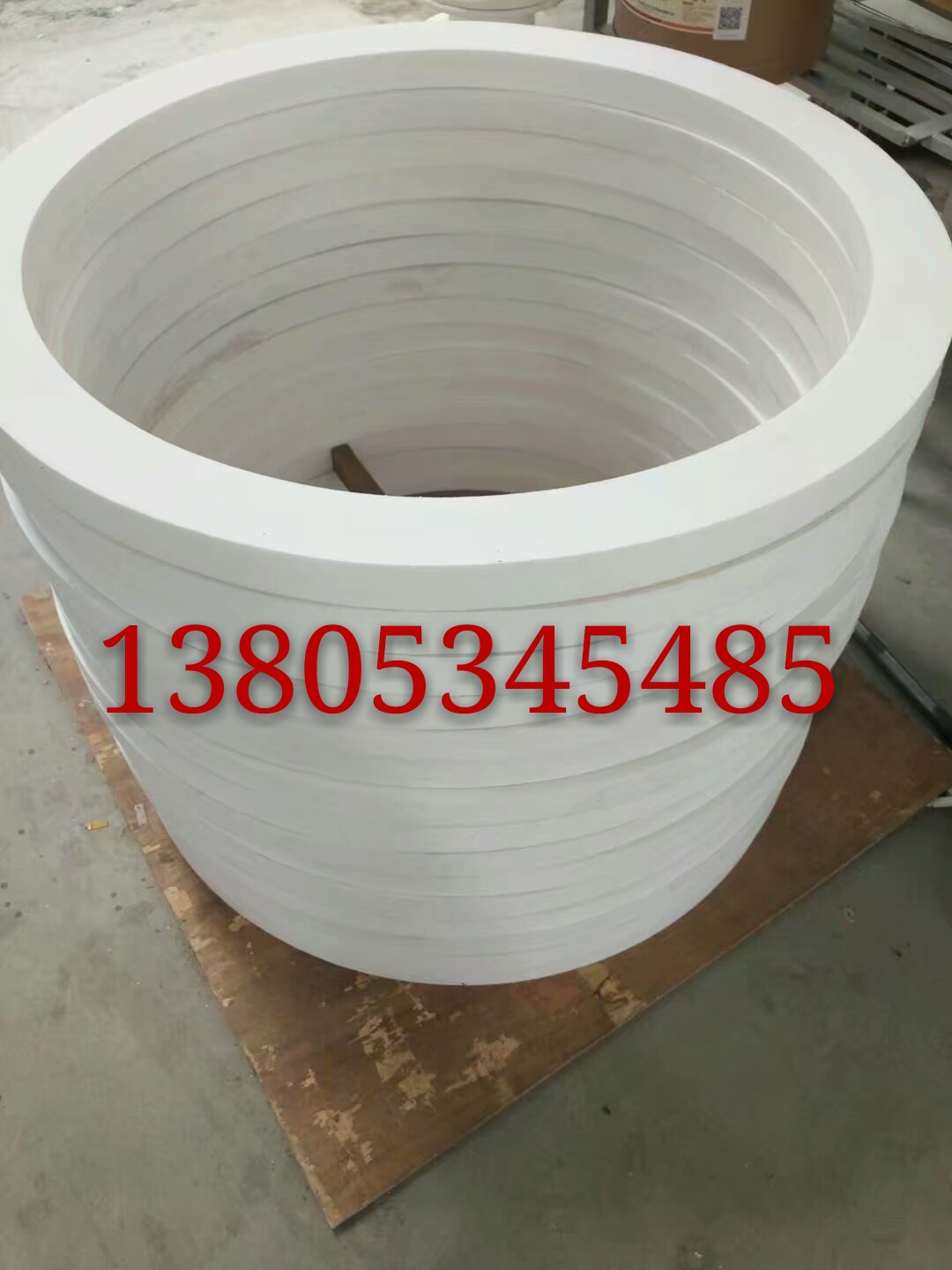 長期供應聚四氟乙烯球閥軸套四氟密封緊固套特氟龍機械潤滑軸承件示例圖4