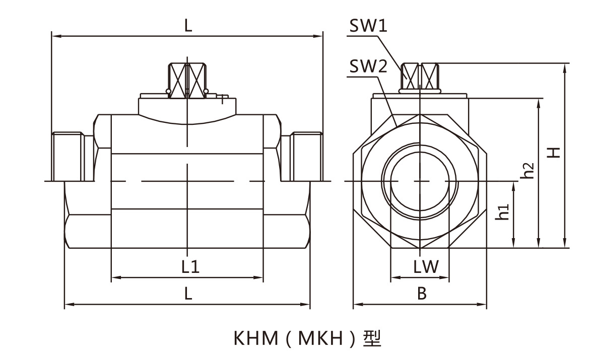 廠家（Bolev）直供液壓元件：高壓球閥-KHB(BKH)、KHM(MKH)示例圖5
