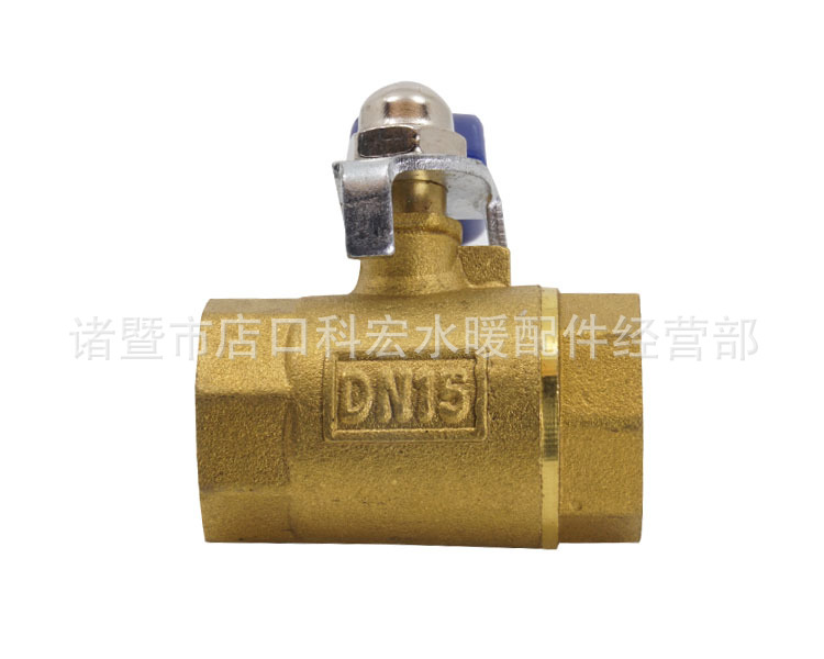 玉環(huán)銅閥門 101型黃銅球閥 內(nèi)絲扣手板閥 15 20 25 4分6分1寸示例圖3