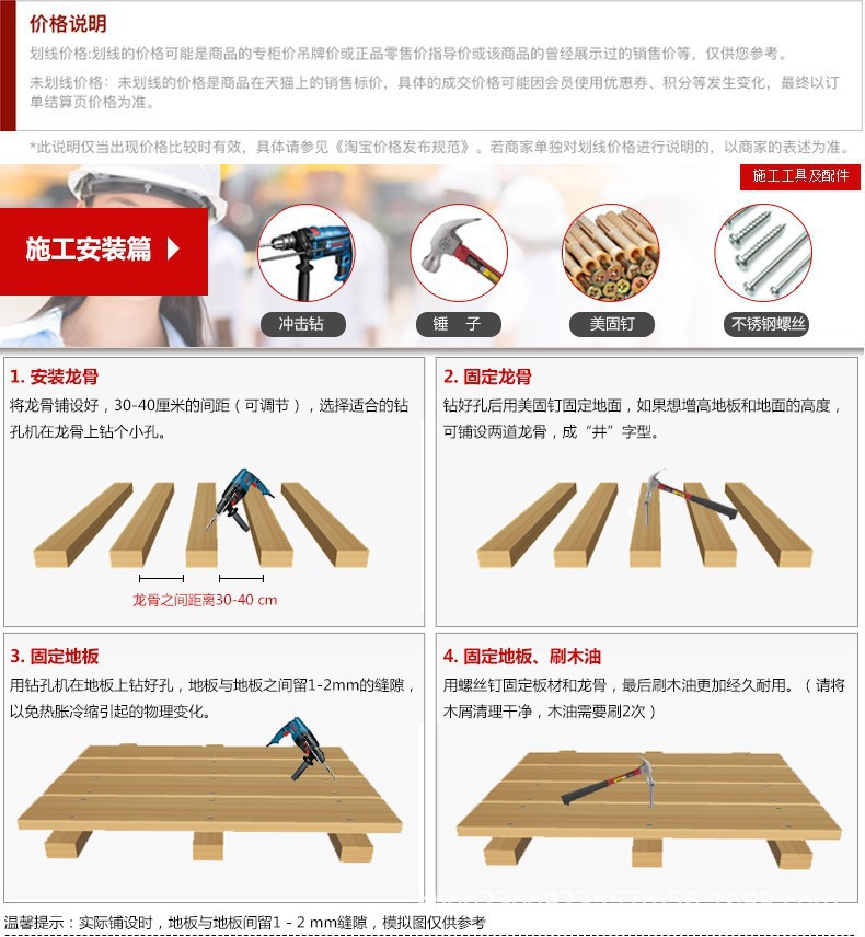 工廠批發(fā)碳化木板材戶外防腐木方龍骨 地板桑拿板吊頂 防腐木地板示例圖29