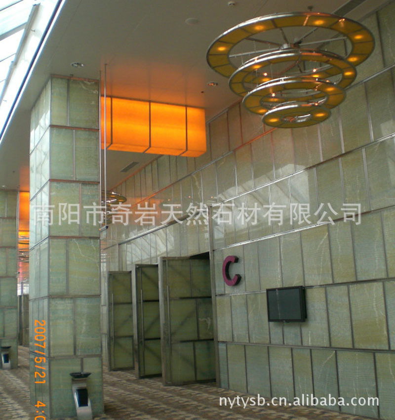 供應優質 水晶白 大理石玻璃復合板 屏風隔斷 燈罩用透光板示例圖9