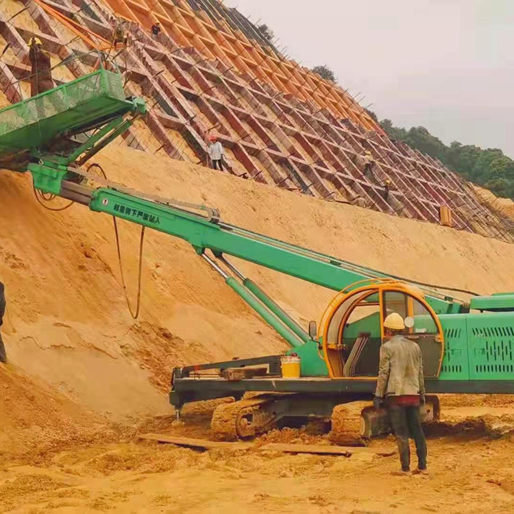 高壓旋噴鉆機 新款小型履帶液壓旋挖鉆機 翔云 履帶式深基坑錨固鉆車 生產廠家